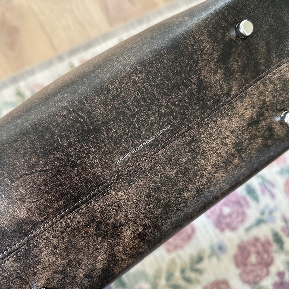 Coach Loved Leather Empire 28 Carryall Satchel - Picture 6 of 8